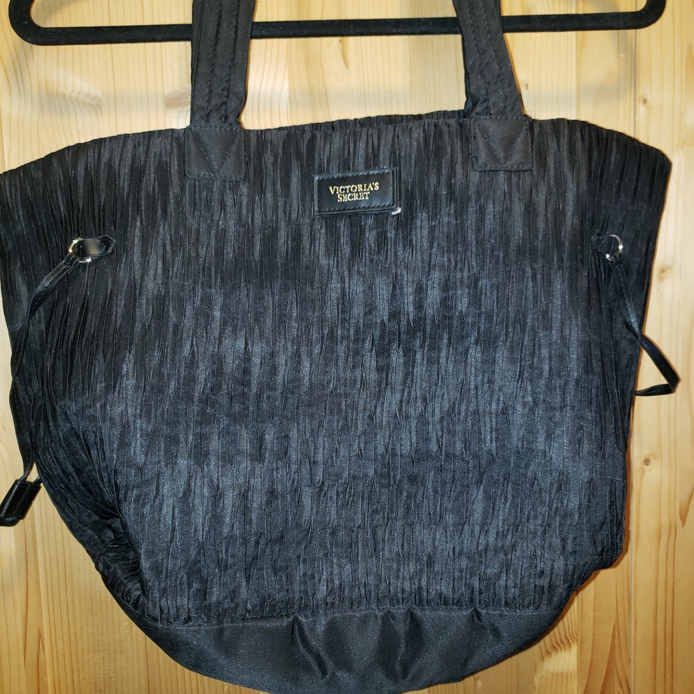 Victoria's Secret Textured Black Tote